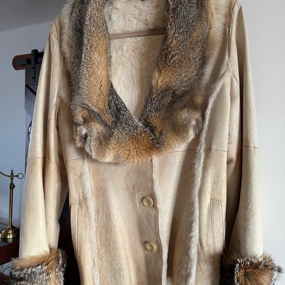 Leather and Fur Jacket - Picture 2 of 11